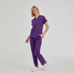 Special Purple Dr Greys Tericoton Suit (Thin Fabric)