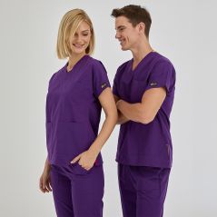 Special Purple Dr Greys Tericoton Suit (Thin Fabric)