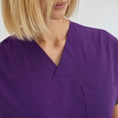 Special Purple Dr Greys Tericoton Suit (Thin Fabric)