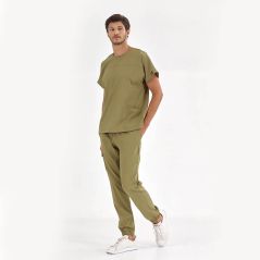 Khaki Basic Lux Lycra Suit