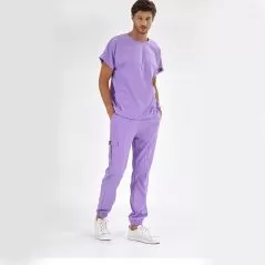 Lila Basic Lüks Likra Takım