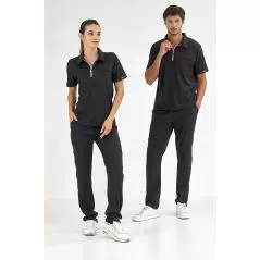 Siyah Polo Lüks Likra Takım
