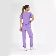 Lila Basic Lüks Likra Takım