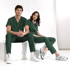 Hunter Green Lux Lycra Greys Suit