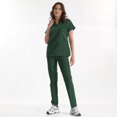 Avcı Yeşili Lüks Likralı Greys Takım