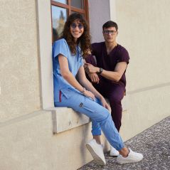 Açık Mavi Jogger Lüks Likralı Greys Takım