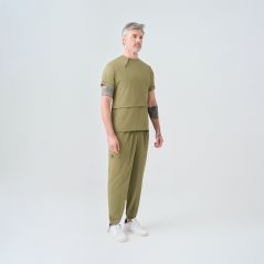 Khaki Zero Best Likra Suit