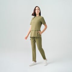 Khaki Zero Best Likra Suit