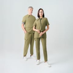 Khaki Zero Best Likra Suit