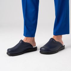 Lacivert Erkek Klasik Sabo Terlik (40-45)