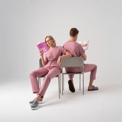 Gri Bayan Gold Fit Deri Sabo Terlik