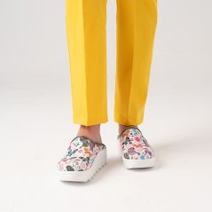 Fit Vivacolor Greys Gold Sabo Slippers