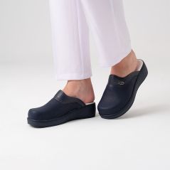 Navy Blue Plus Prestige Women's Sabo Slippers