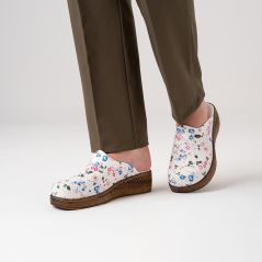 Çiçekli VivaColor Desenli Bayan Sabo Terlik