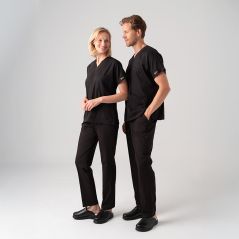 Black Dr. Greys Best Lycra Scrubs Set