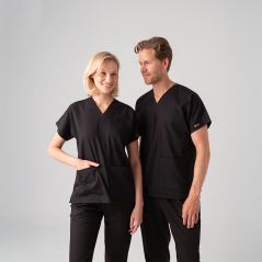 Black Dr. Greys Best Lycra Scrubs Set