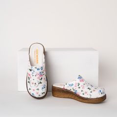 Çiçekli VivaColor Desenli Bayan Sabo Terlik