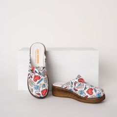 VivaColor Patterned Women's Sabo Slippers