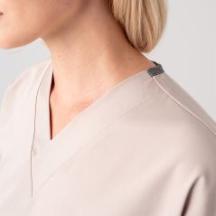 Cream Dr. Greys Best Lycra Scrubs Set