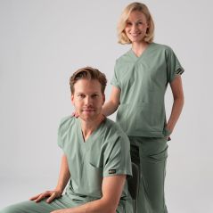 Mint Green Dr. Greys Best Lycra Scrubs Set