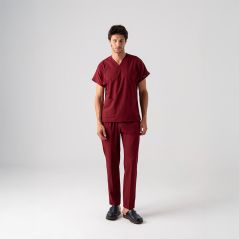 Burgundy Dr. Greys Best Lycra Scrubs Set