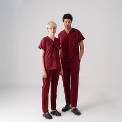 Burgundy Dr. Greys Best Lycra Scrubs Set