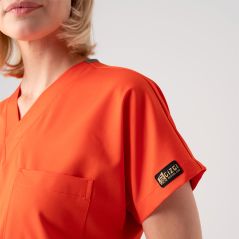 Orange Dr. Greys Best Lycra Scrubs Set