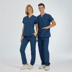 Petrol Blue Dr Greys Tericoton Suit (Thin Fabric)