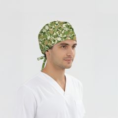 Asi Kamuflaj Desenli Bone (Cotton Likra Kumaş)