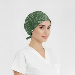 Bilim Dersleri Desenli Bone (Cotton Likra Kumaş)