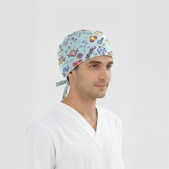 Formül Desenli Bone (Cotton Likra Kumaş)