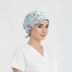 Formül Desenli Bone (Cotton Likra Kumaş)