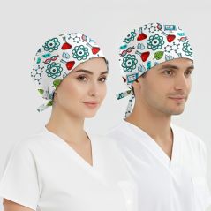 Hypothesis Patterned Cap (Cotton Lycra Fabric)