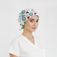 Hypothesis Patterned Cap (Cotton Lycra Fabric)