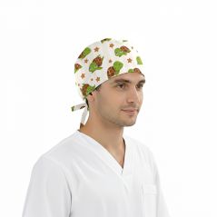 Turtle Dream Patterned Cap (Cotton Lycra Fabric)