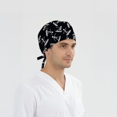 Kayan Ruhlar Desenli Bone (Cotton Likra Kumaş)