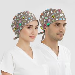 Keşif Vadisi Desenli Bone (Cotton Likra Kumaş)
