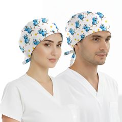 Robotics Patterned Cap (Cotton Lycra Fabric)