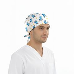 Robotics Patterned Cap (Cotton Lycra Fabric)