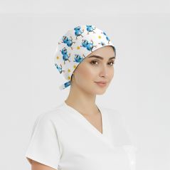 Robotics Patterned Cap (Cotton Lycra Fabric)