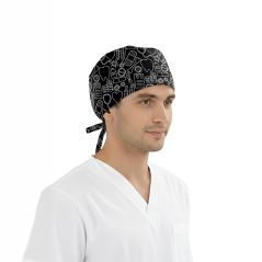 Life Line Patterned Cap (Cotton Lycra Fabric)