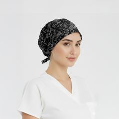 Life Line Patterned Cap (Cotton Lycra Fabric)