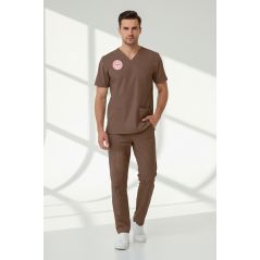 Diğer Sağlık Meslek Mensupları Forması Alt Üst Scrubs Takım (Sağlık Bakanlığı 2025 Standartlarıyla Uyumlu)-Friar Brown