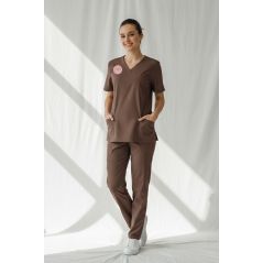 Diğer Sağlık Meslek Mensupları Forması Alt Üst Scrubs Takım (Sağlık Bakanlığı 2025 Standartlarıyla Uyumlu)-Friar Brown