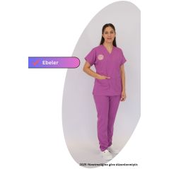 Ebe Forması Scrubs Likralı Takım Sağlık Bakanlığı Uyumlu-Byzantium