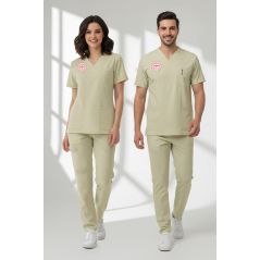 Teknisyen/Tekniker Forması Alt Üst Scrubs Takım (Sağlık Bakanlığı 2025 Standartlarıyla Uyumlu)-Moth
