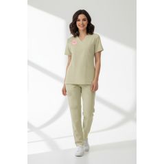 Teknisyen-Tekniker -Tıbbi Sekreter Forması Scrubs Likralı Takım Sağlık Bakanlığı Uyumlu-Moth