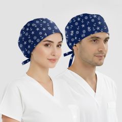 Çapa Desenli Bone (Cotton Likra Kumaş)
