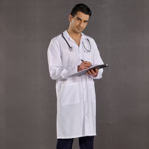 Male Classic Collar Visiting Doctor Apron (Alpaca Fabric)