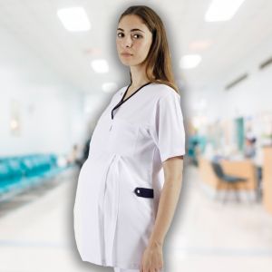 One Top Modern Pregnant Nurse Shirt